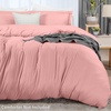 image:imageUtopia Bedding Duvet Cover Queen Size  3 Piece with Zipper Closure  1 Comforter Cover 90X90 Inches amp 2 Pillow Shams 20X26 Inches Ivory Comforter Not IncludedPink