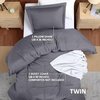image:imageUtopia Bedding Duvet Cover Queen Size  3 Piece with Zipper Closure  1 Comforter Cover 90X90 Inches amp 2 Pillow Shams 20X26 Inches Ivory Comforter Not IncludedGrey