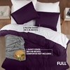 image:imageUtopia Bedding Duvet Cover Queen Size  3 Piece with Zipper Closure  1 Comforter Cover 90X90 Inches amp 2 Pillow Shams 20X26 Inches Ivory Comforter Not IncludedPurple