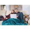 image:imageUtopia Bedding Fleece Blanket Twin Size Turquoise 300GSM Luxury AntiStatic Fuzzy Soft Microfiber Dorm Bed Blanket 90x66 Inch