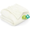 image:imageUtopia Bedding Fleece Blanket Twin Size Ivory 300GSM Luxury AntiStatic Fuzzy Soft Microfiber Bed Blanket 90x66 Inch