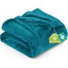 image:imageUtopia Bedding Fleece Blanket Twin Size Turquoise 300GSM Luxury AntiStatic Fuzzy Soft Microfiber Dorm Bed Blanket 90x66 Inch