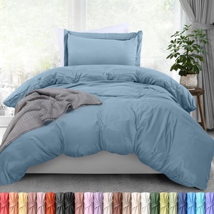 image:imageUtopia Bedding Duvet Cover Queen Size  3 Piece with Zipper Closure  1 Comforter Cover 90X90 Inches amp 2 Pillow Shams 20X26 Inches Ivory Comforter Not IncludedDutch Blue