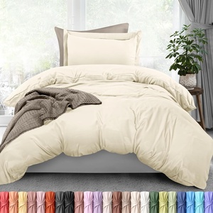 image:imageUtopia Bedding Duvet Cover Queen Size  3 Piece with Zipper Closure  1 Comforter Cover 90X90 Inches amp 2 Pillow Shams 20X26 Inches Ivory Comforter Not IncludedIvory