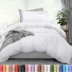 image:imageUtopia Bedding Duvet Cover Queen Size  3 Piece with Zipper Closure  1 Comforter Cover 90X90 Inches amp 2 Pillow Shams 20X26 Inches Ivory Comforter Not IncludedWhite