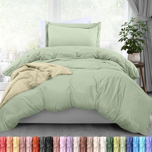 image:imageUtopia Bedding Duvet Cover Queen Size  3 Piece with Zipper Closure  1 Comforter Cover 90X90 Inches amp 2 Pillow Shams 20X26 Inches Ivory Comforter Not IncludedSage