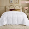 image:imageUtopia Bedding Comforter Full Size 82 x 86 Inches White All Season Duvet Insert Down Alternative Box Stitched Bed Comforter with Corner Tabs Machine Washable Pack of 2