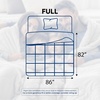 image:imageUtopia Bedding Comforter Full Size 82 x 86 Inches White All Season Duvet Insert Down Alternative Box Stitched Bed Comforter with Corner Tabs Machine Washable Pack of 2
