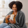 image:imageUtopia Bedding Fleece Blanket Twin Size Grey 60x80 Inches Ultra Soft Warm Lightweight Microfiber Breathable AntiStatic Cozy Bed Blanket AllSeason Home Decor Gift for Women and Men Pack of 4