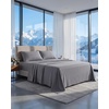 image:imageUtopia Bedding Queen Size Sheet Set  4 Piece Luxury Nylon Cooling Bed Sheets for Hot Sleepers Ultra Soft amp Breathable Deep Pocket  Oeko Tex GreyGrey