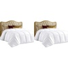 image:imageUtopia Bedding Comforter Full Size 82 x 86 Inches White All Season Duvet Insert Down Alternative Box Stitched Bed Comforter with Corner Tabs Machine Washable Pack of 2