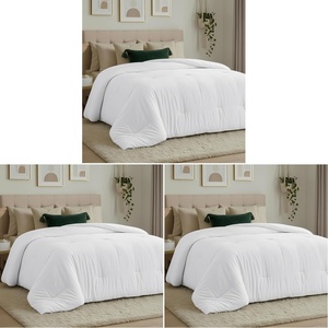 image:imageUtopia Bedding Comforters Queen Size All Season Duvet Insert Down Alternative Queen Comforter with Corner Tabs Machine Washable Bed Comforter 88 x 88 Inches White Pack of 3