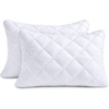 image:imageUtopia Bedding Quilted Bed Pillows for Sleeping Set of 2 King Size Pillows Soft and Supportive Hotel Collection Pillows for Side Back and Stomach Sleepers White