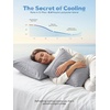 image:imageNylon Cooling Standard Size Pillowcases Envelope Closure Pack of 2 IvoryGrey
