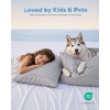 image:imageNylon Cooling Standard Size Pillowcases Envelope Closure Pack of 2 IvoryGrey