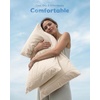 image:imageNylon Cooling Standard Size Pillowcases Envelope Closure Pack of 2 IvoryIvory