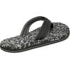 imageSanuk Mens Bubblecush  Flip Flops for Men  Mens Sandals  Beach Sandals  Supportive ampamp Lightweight  Comfort FootbedBlack Multi