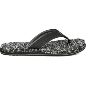 imageSanuk Mens Bubblecush  Flip Flops for Men  Mens Sandals  Beach Sandals  Supportive ampamp Lightweight  Comfort FootbedBlack Multi