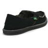 imageSanuk Womens Donna Hemp Loafers  Womens Shoes  Slip On Shoes for Women  Womens Slipon Loafers  Memory Foam FootbedBlack