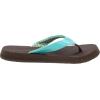 imageSanuk Yoga Mat II  Flip Flops for Women  Yoga Sandals For Women  Womens Beach Sandals  Memory Foam FootbedAqua