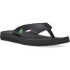 imageSanuk Yoga Mat II  Flip Flops for Women  Yoga Sandals For Women  Womens Beach Sandals  Memory Foam FootbedEbony