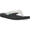 imageSanuk Yoga Mat II  Flip Flops for Women  Yoga Sandals For Women  Womens Beach Sandals  Memory Foam FootbedWhite