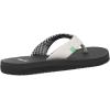 imageSanuk Yoga Mat II  Flip Flops for Women  Yoga Sandals For Women  Womens Beach Sandals  Memory Foam FootbedWhite