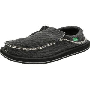 imageSanuk Mens Original Chiba Loafers for Men  Mens Shoes  Slip On Shoes for Men  Big ampamp Tall Sizes 818 Available  Comfort Foam FootbedBlack