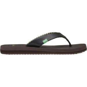 imageSanuk Yoga Mat II  Flip Flops for Women  Yoga Sandals For Women  Womens Beach Sandals  Memory Foam FootbedBrown