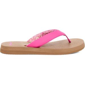imageSanuk Yoga Mat II  Flip Flops for Women  Yoga Sandals For Women  Womens Beach Sandals  Memory Foam FootbedPhlox Pink