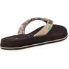 imageSanuk Yoga Paradise II  Flip Flops for Women  Yoga Sandals For Women  Womens Beach Sandals  Memory Foam FootbedNatural Paradise Palms
