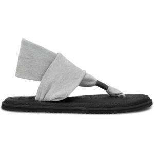 imageSanuk Womens Yoga Sling 2  Sandals for Women  Yoga Sandals For Women  Memory Foam Footbed  TwoWay Stretch UpperGrey