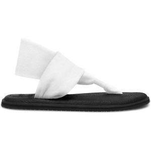 imageSanuk Womens Yoga Sling 2  Sandals for Women  Yoga Sandals For Women  Memory Foam Footbed  TwoWay Stretch UpperWhite
