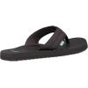 imageSanuk Mens Beer Cozy 2  Flip Flops for Men  Mens Sandals  Beach Sandals  Supportive ampamp Lightweight  Memory Foam FootbedDark Brown