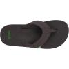 imageSanuk Mens Beer Cozy 2  Flip Flops for Men  Mens Sandals  Beach Sandals  Supportive ampamp Lightweight  Memory Foam FootbedDark Brown