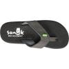 imageSanuk Mens Beer Cozy Coaster  Flip Flops for Men  Mens Sandals  Beach Sandals  Supportive ampamp Lightweight  Memory Foam FootbedCharcoal Grey