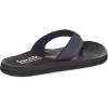imageSanuk Mens Beer Cozy Coaster  Flip Flops for Men  Mens Sandals  Beach Sandals  Supportive ampamp Lightweight  Memory Foam FootbedNavy