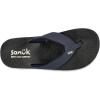 imageSanuk Mens Beer Cozy Coaster  Flip Flops for Men  Mens Sandals  Beach Sandals  Supportive ampamp Lightweight  Memory Foam FootbedNavy