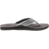 imageSanuk Mens Fraid Not  Flip Flops for Men  Mens Sandals  Beach Sandals  Supportive ampamp Lightweight  Comfort FootbedCharcoal