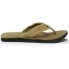 imageSanuk Mens Fraid Not  Flip Flops for Men  Mens Sandals  Beach Sandals  Supportive ampamp Lightweight  Comfort FootbedKhaki