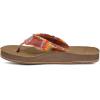 imageSanuk Mens Fraid Not  Flip Flops for Men  Mens Sandals  Beach Sandals  Supportive ampamp Lightweight  Comfort FootbedKona Sunrise