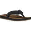 imageSanuk Mens Fraid Not Soft Top  Flip Flops for Men  Mens Sandals  Beach Sandals  Supportive ampamp Lightweight  Comfort FootbedBlack