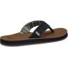 imageSanuk Mens Fraid Not Soft Top  Flip Flops for Men  Mens Sandals  Beach Sandals  Supportive ampamp Lightweight  Comfort FootbedBlack