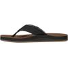 imageSanuk Mens Fraid Not Soft Top  Flip Flops for Men  Mens Sandals  Beach Sandals  Supportive ampamp Lightweight  Comfort FootbedBlack