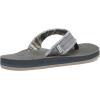 imageSanuk Mens Fraid Not Soft Top  Flip Flops for Men  Mens Sandals  Beach Sandals  Supportive ampamp Lightweight  Comfort FootbedCharcoal