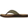 imageSanuk Mens Fraid Not Soft Top  Flip Flops for Men  Mens Sandals  Beach Sandals  Supportive ampamp Lightweight  Comfort FootbedDark Olive