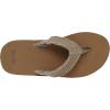 imageSanuk Mens Fraid Not Soft Top  Flip Flops for Men  Mens Sandals  Beach Sandals  Supportive ampamp Lightweight  Comfort FootbedNatural