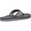 imageSanuk Mens Ziggy ST  Flip Flops for Men  Mens Sandals  Beach Sandals  Water Friendly ampamp Lightweight  Comfort FootbedGrey