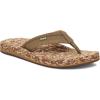 imageSanuk Mens Ziggy ST  Flip Flops for Men  Mens Sandals  Beach Sandals  Water Friendly ampamp Lightweight  Comfort FootbedKhaki Multi