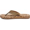 imageSanuk Mens Ziggy ST  Flip Flops for Men  Mens Sandals  Beach Sandals  Water Friendly ampamp Lightweight  Comfort FootbedKhaki Multi